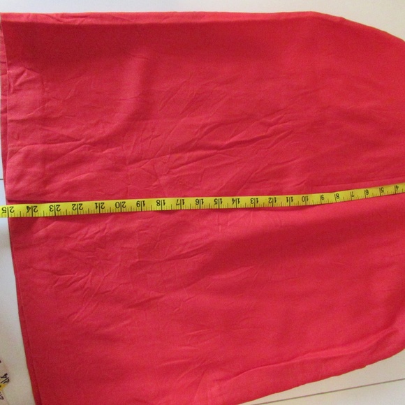 August Silk Red 100% silk skirt - Picture 12 of 12